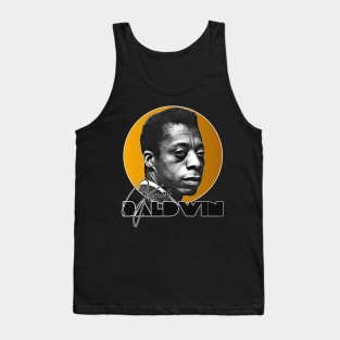 Retro James Baldwin Gold Tribute Tank Top